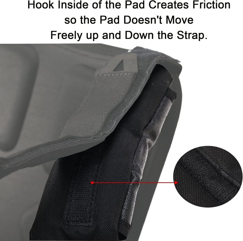 tactifans 2 Pack Shoulder Strap Pad,Vest Shoulder Strap Pads Backpack Strap Pads Fit 2'' Sling Bags Shoulder Straps - Image 3